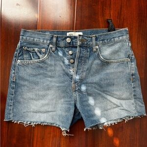 Zara Women's Blue Denim Shorts